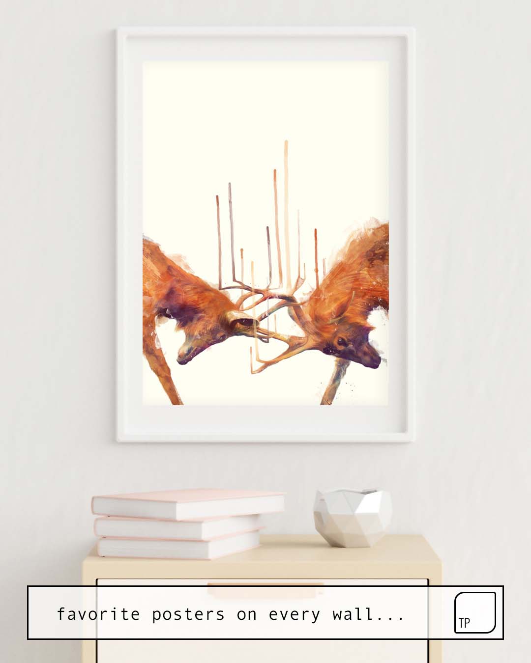 Poster | STAGS // STRONG von Amy Hamilton