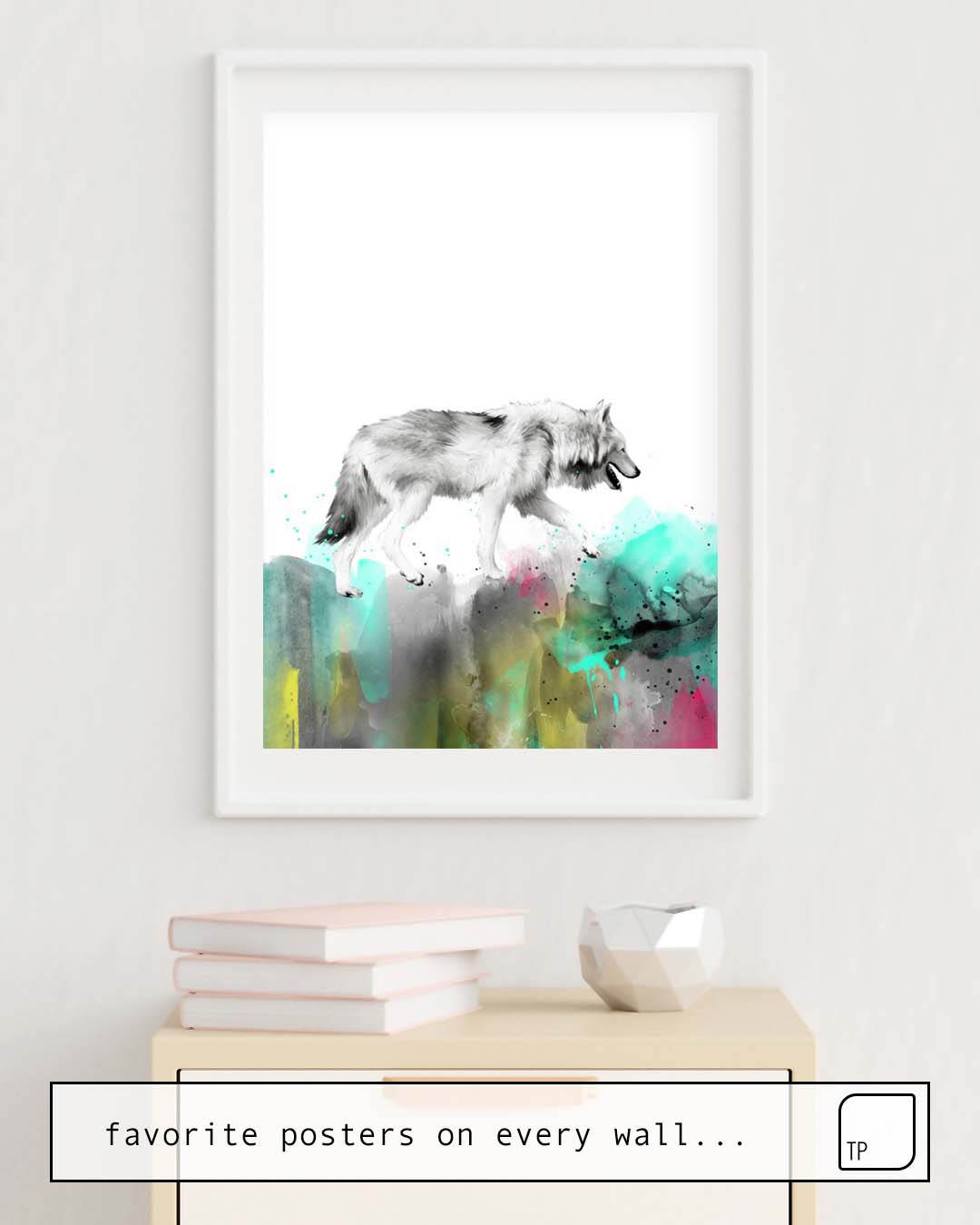 Poster | WILD NO. 3 // WOLF by Amy Hamilton