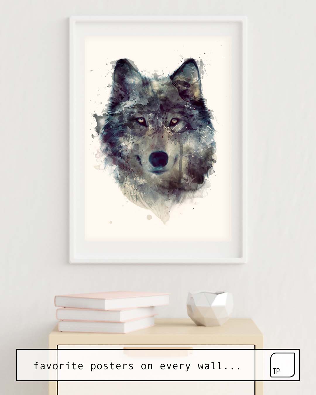 Affiche | WOLF // PERSEVERE par Amy Hamilton