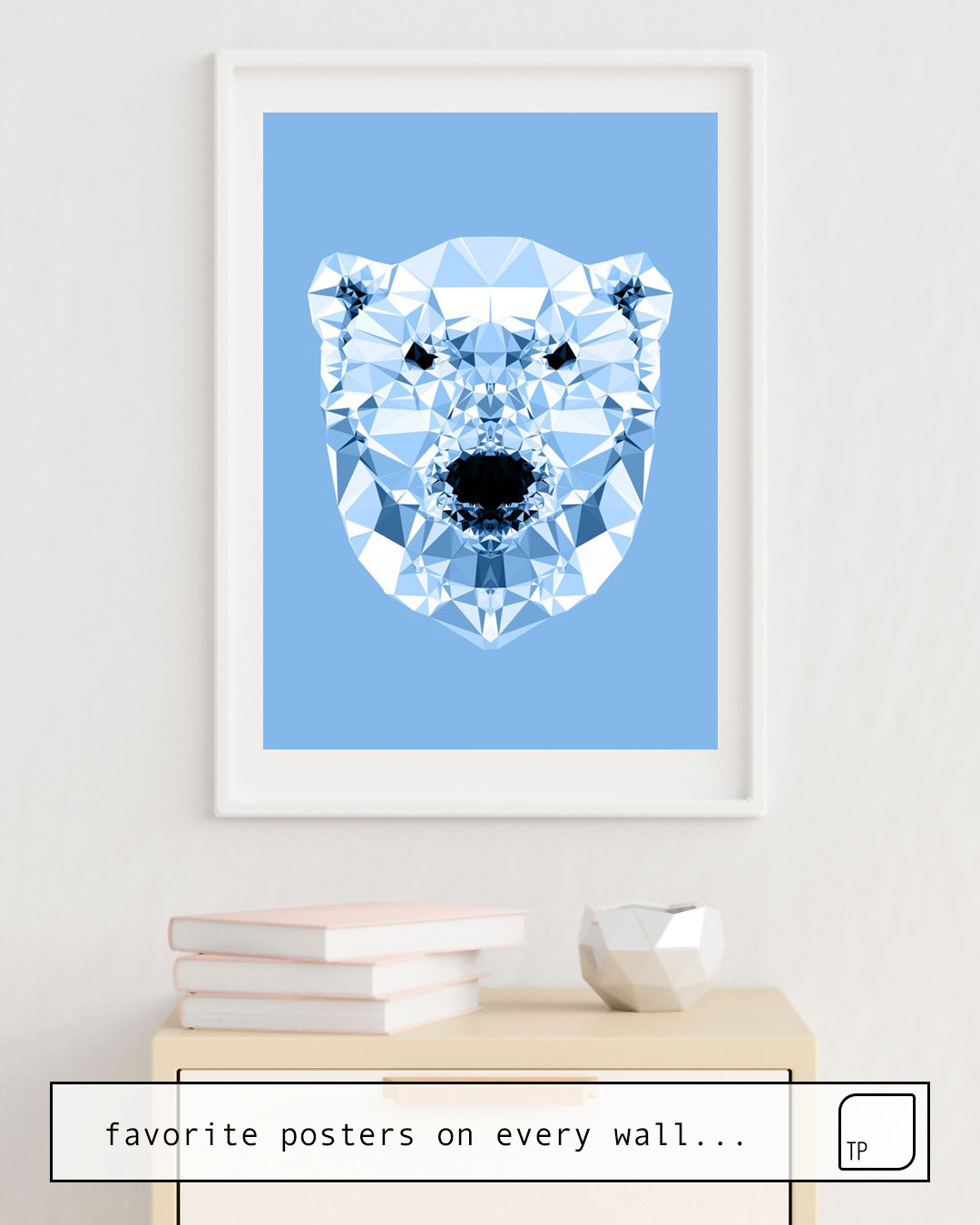 Affiche | DIAMOND POLAR BEAR par Andreas Lie