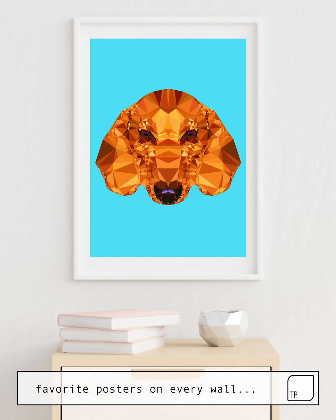 Poster | GEOMETRIC DACHSHUND by Andreas Lie