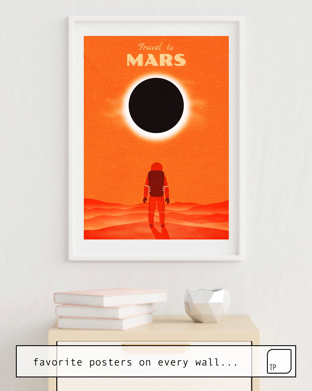 Affiche | MARS TRAVEL par Andreas Lie
