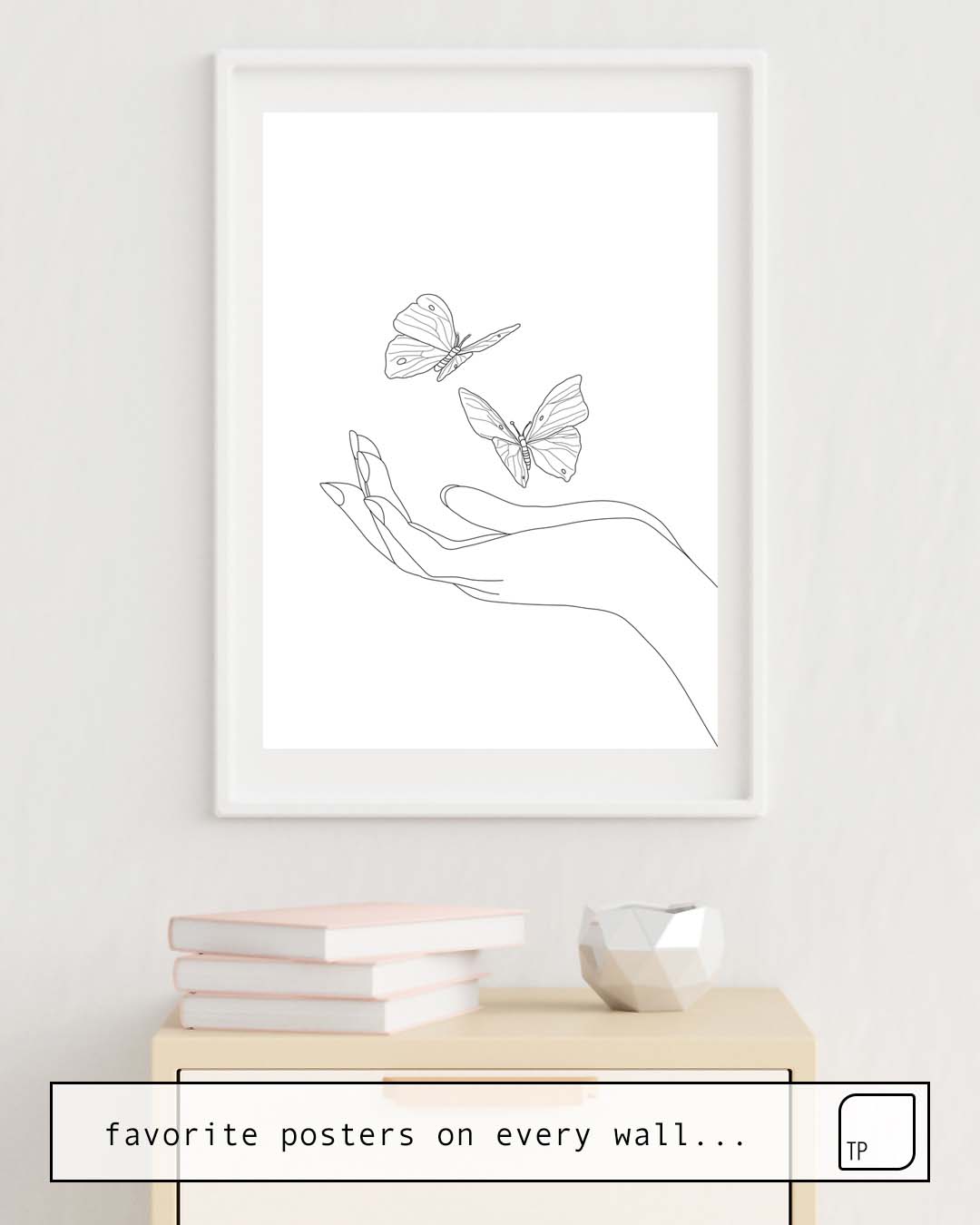 Poster | BUTTERFLIES ON THE PALM OF THE HAND von Andreas12