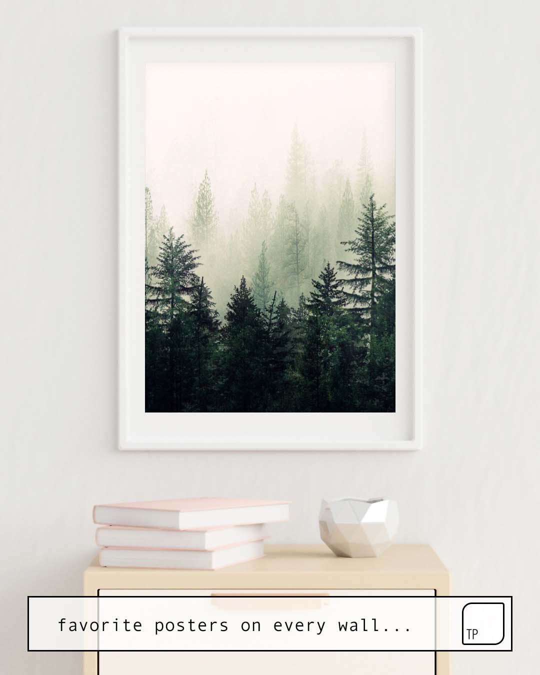 Poster | FOGGY PINE TREES by Andreas12