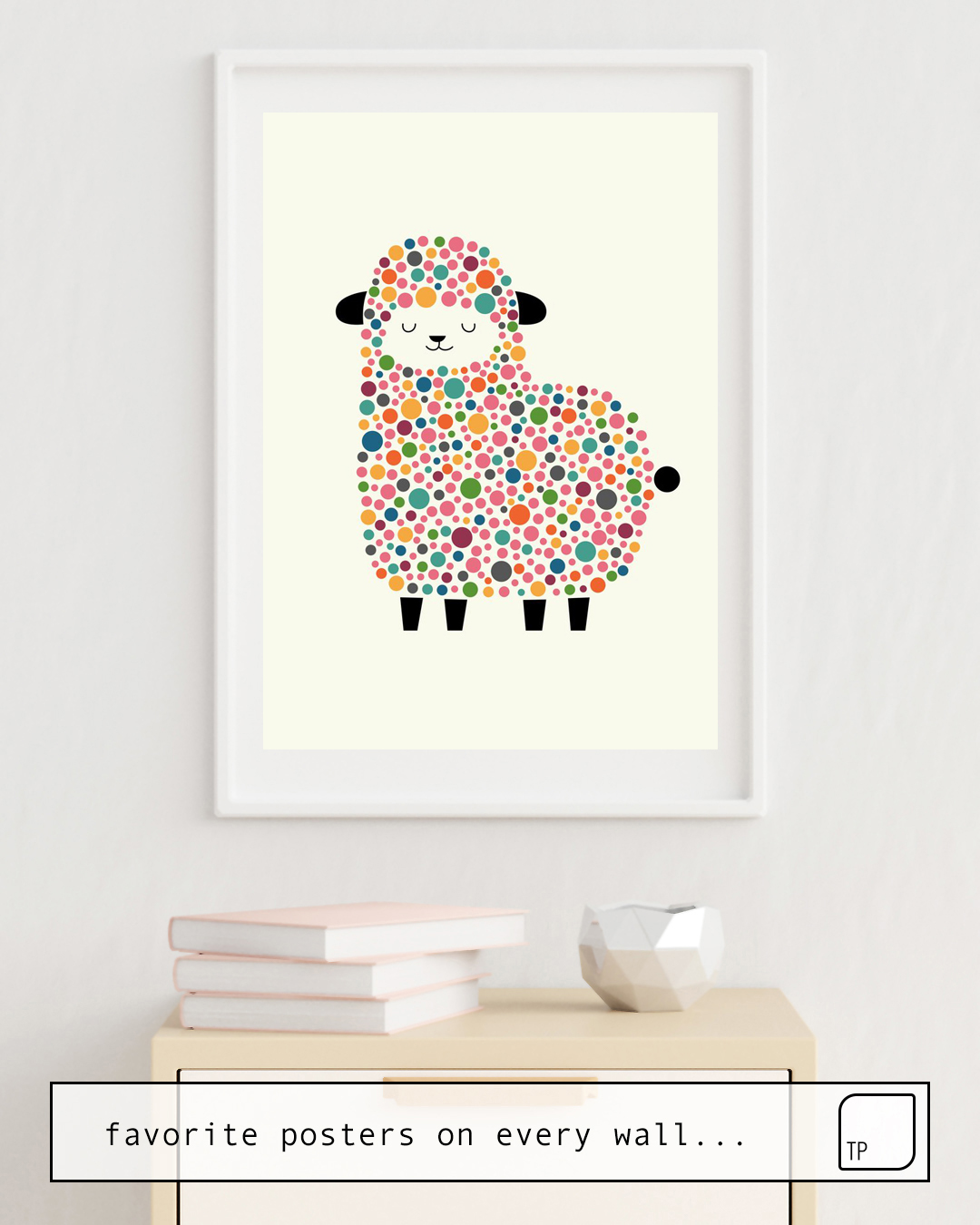 Poster | BUBBLE SHEEP von Andy Westface