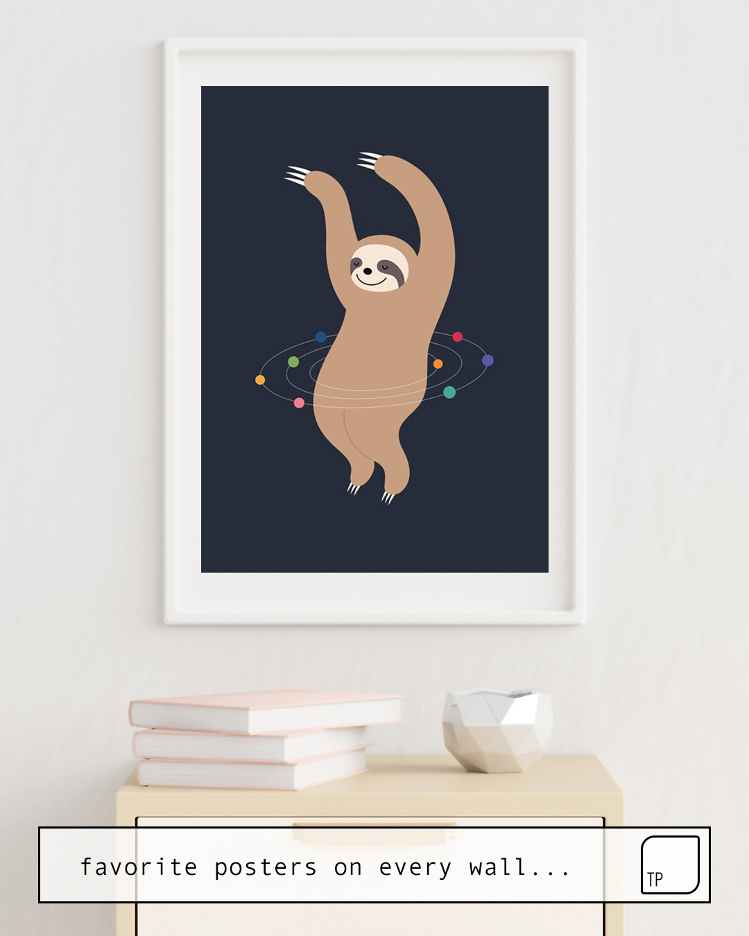 Poster | SLOTH GALAXY von Andy Westface
