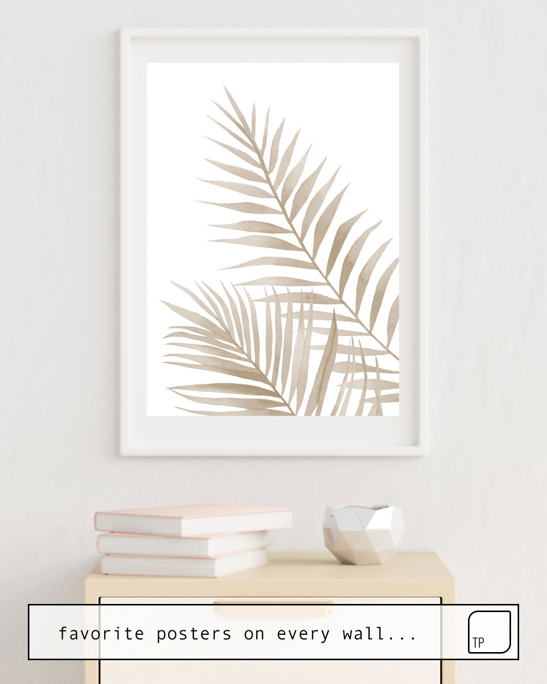 Poster | BEIGE LEAVES by Art by ASolo