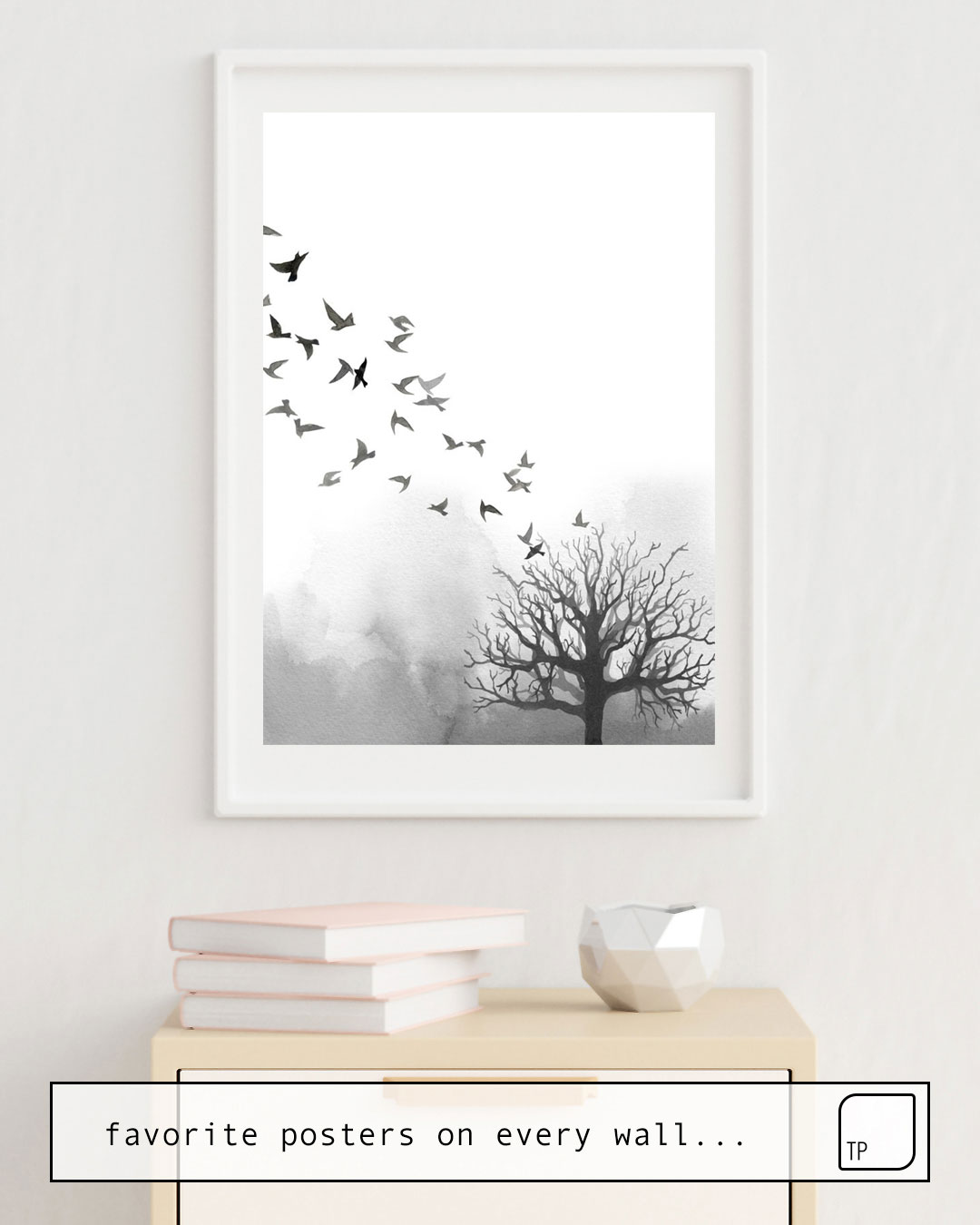 Poster | BIRDS AND TREE by Art by ASolo