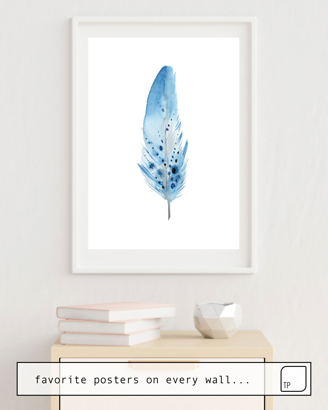 Poster | BLUE FEATHER. by Art by ASolo