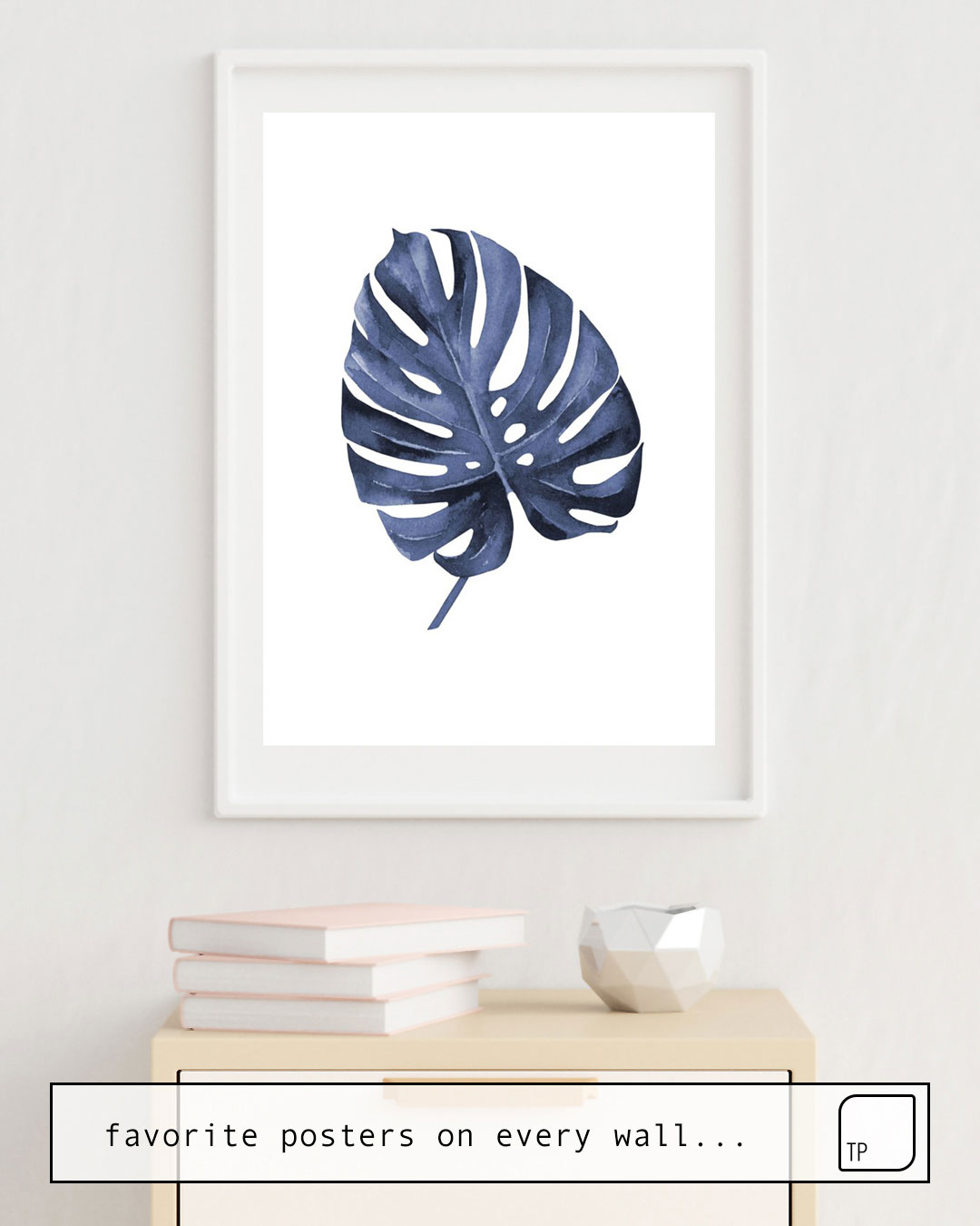 Poster | BLUE LEAF by Art by ASolo
