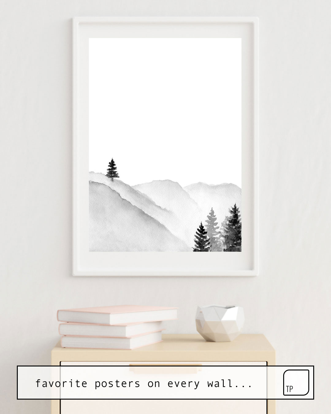 Poster | MOUNTAINS AND TREES von Art by ASolo