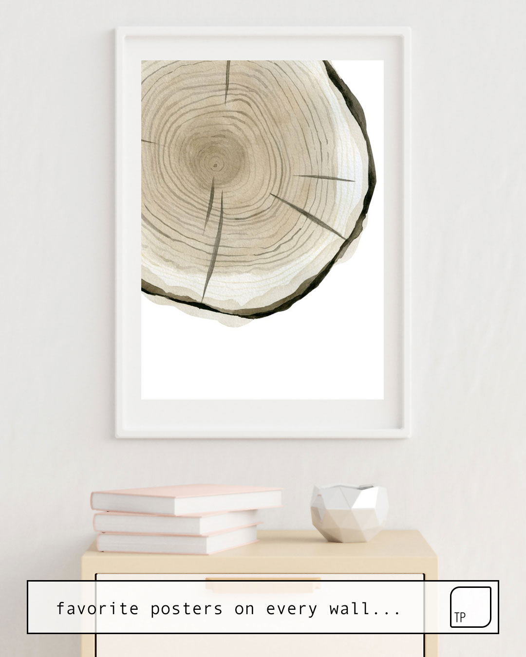 Poster | PART OF TREE SLICE by Art by ASolo