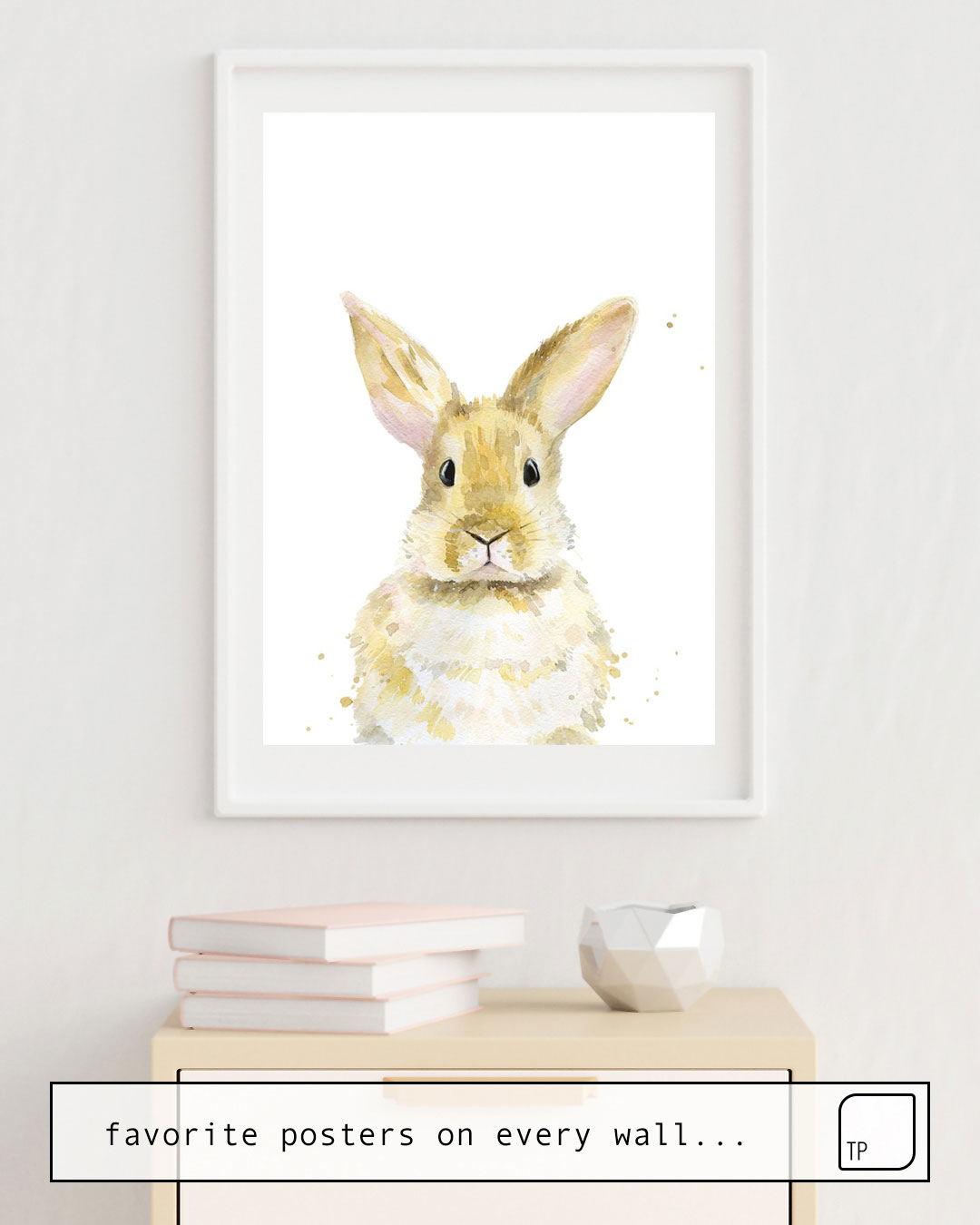Poster | RABBIT. WATERCOLOR ILLUSTRATION. by Art by ASolo