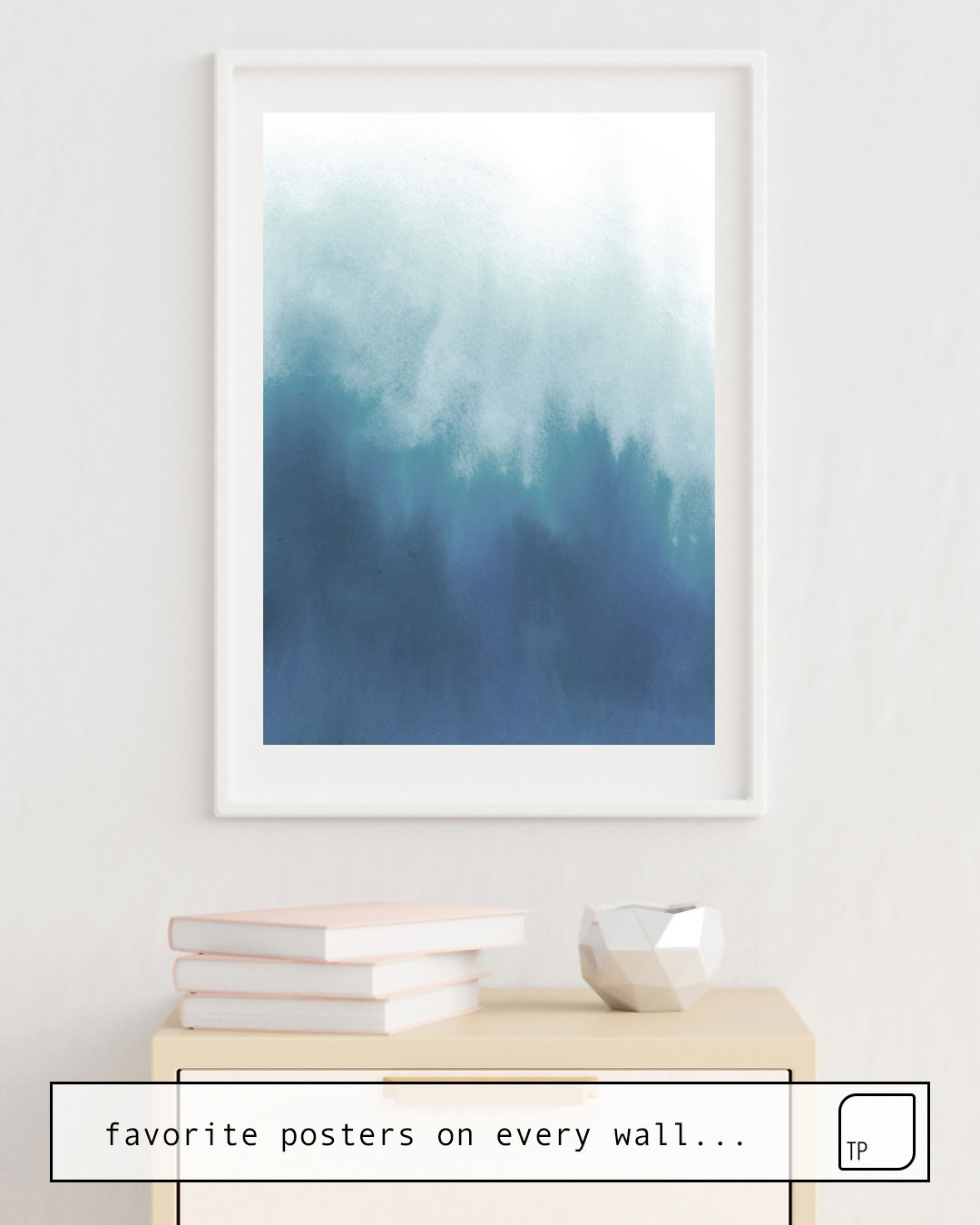 Poster | WATERCOLOR BLUR by Art by ASolo
