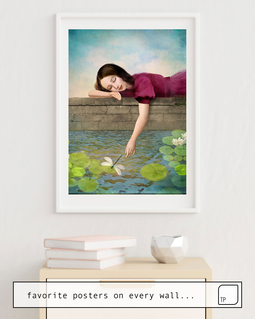 Poster | GIRL AT THE FOUNTAIN by Christian Schloe