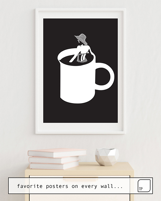 Poster | COFFEE IS MY LOVER von Robert Farkas