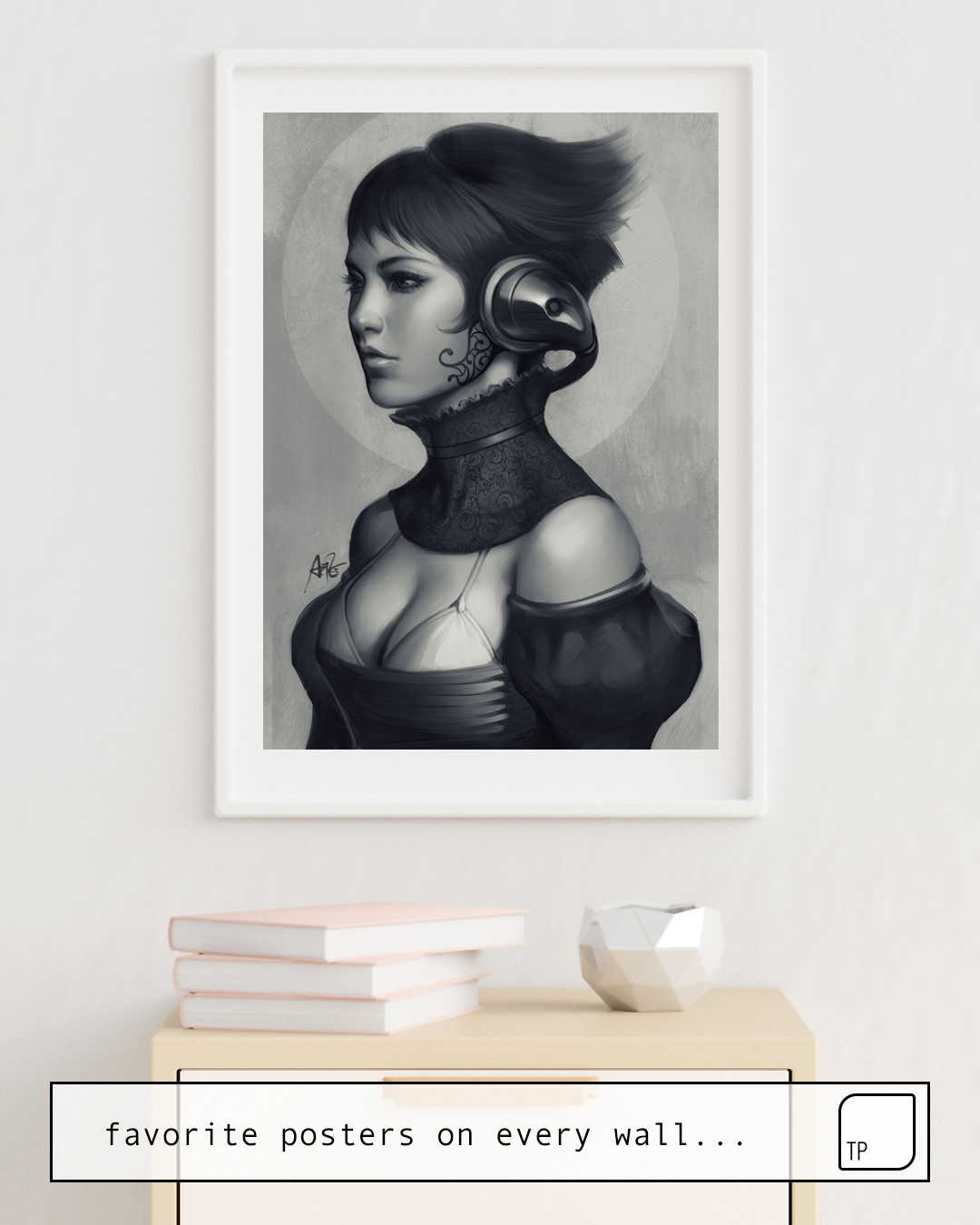 Poster | PEPPER GRAYSCALE II by Stanley Artgerm Lau