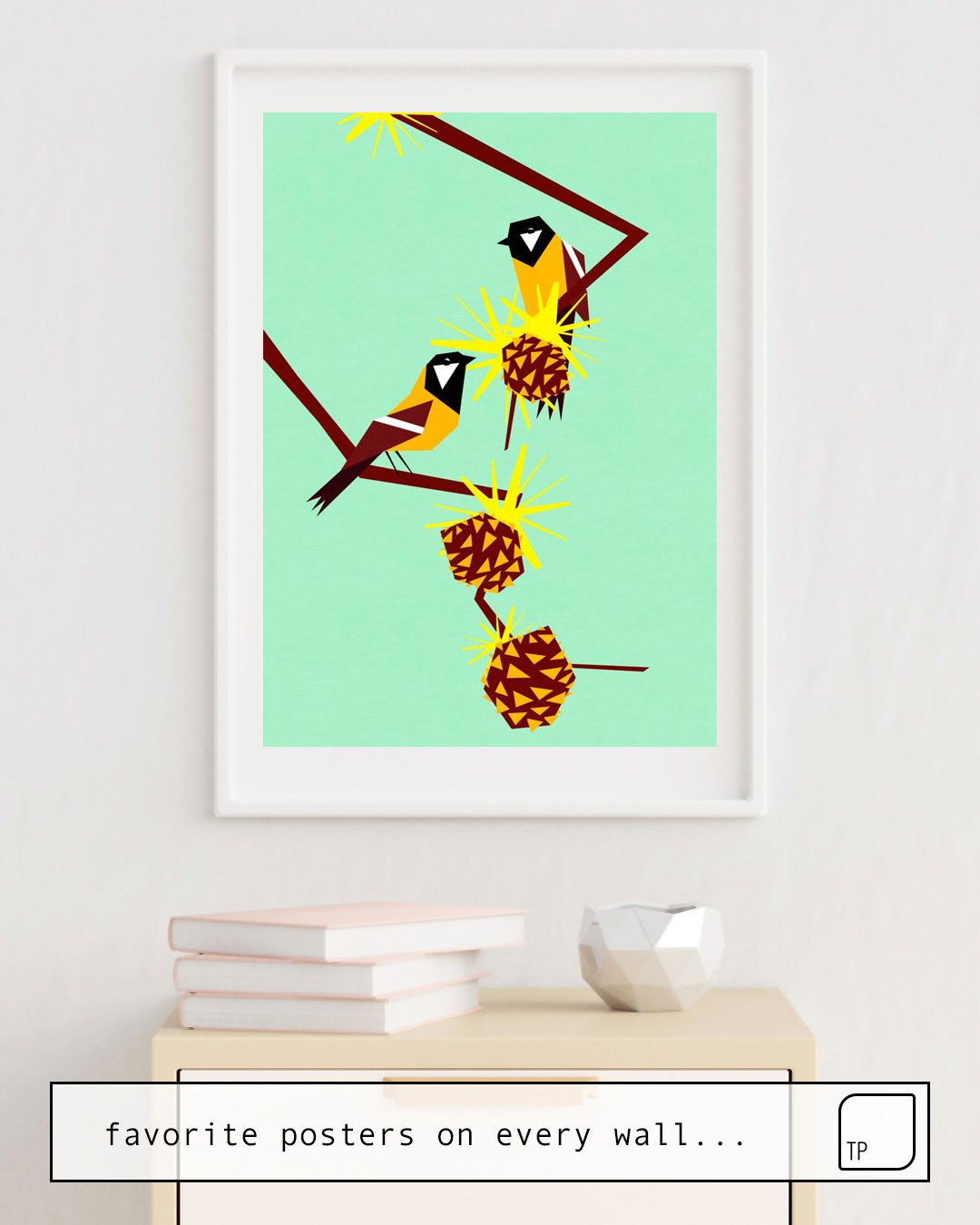 Poster | 2 LITTLE BIRDS von Yetiland