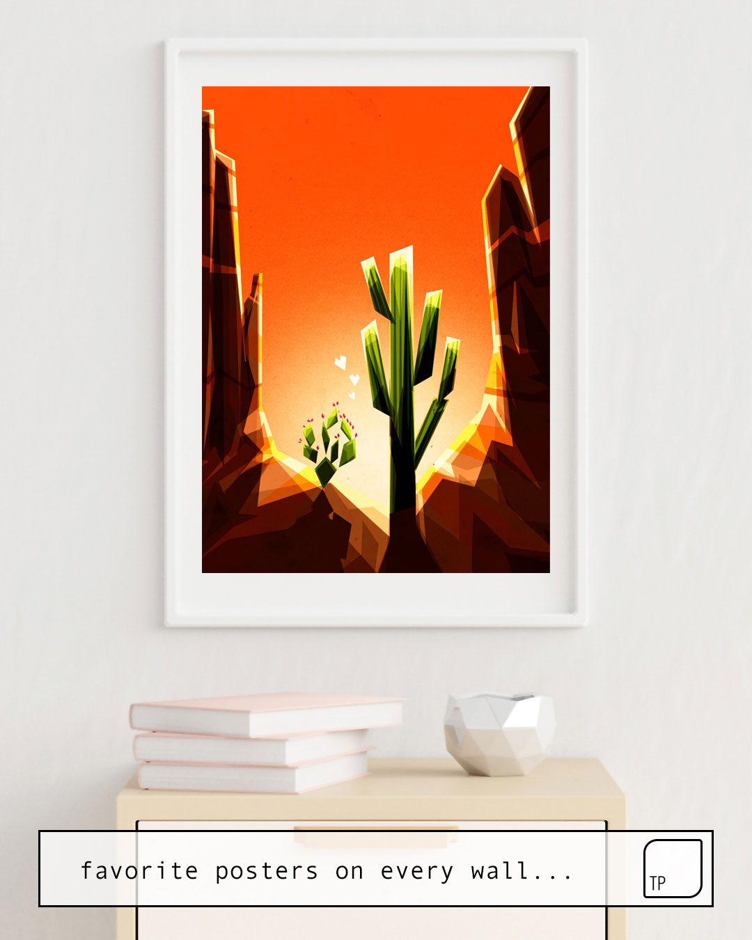 Poster | A PRICKLY PAIR IN LOVE by Yetiland