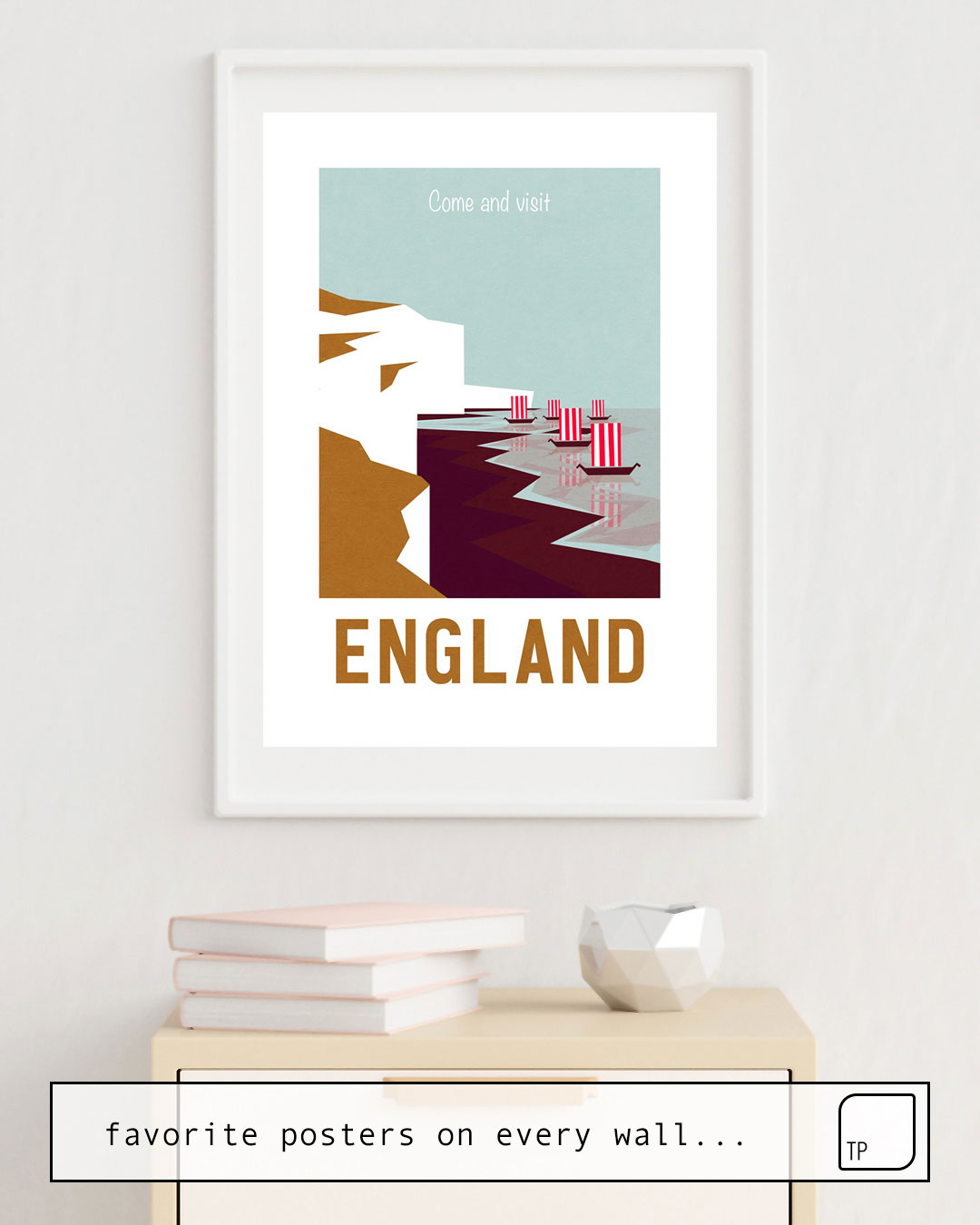 Poster | COME AND VISIT ENGLAND by Yetiland
