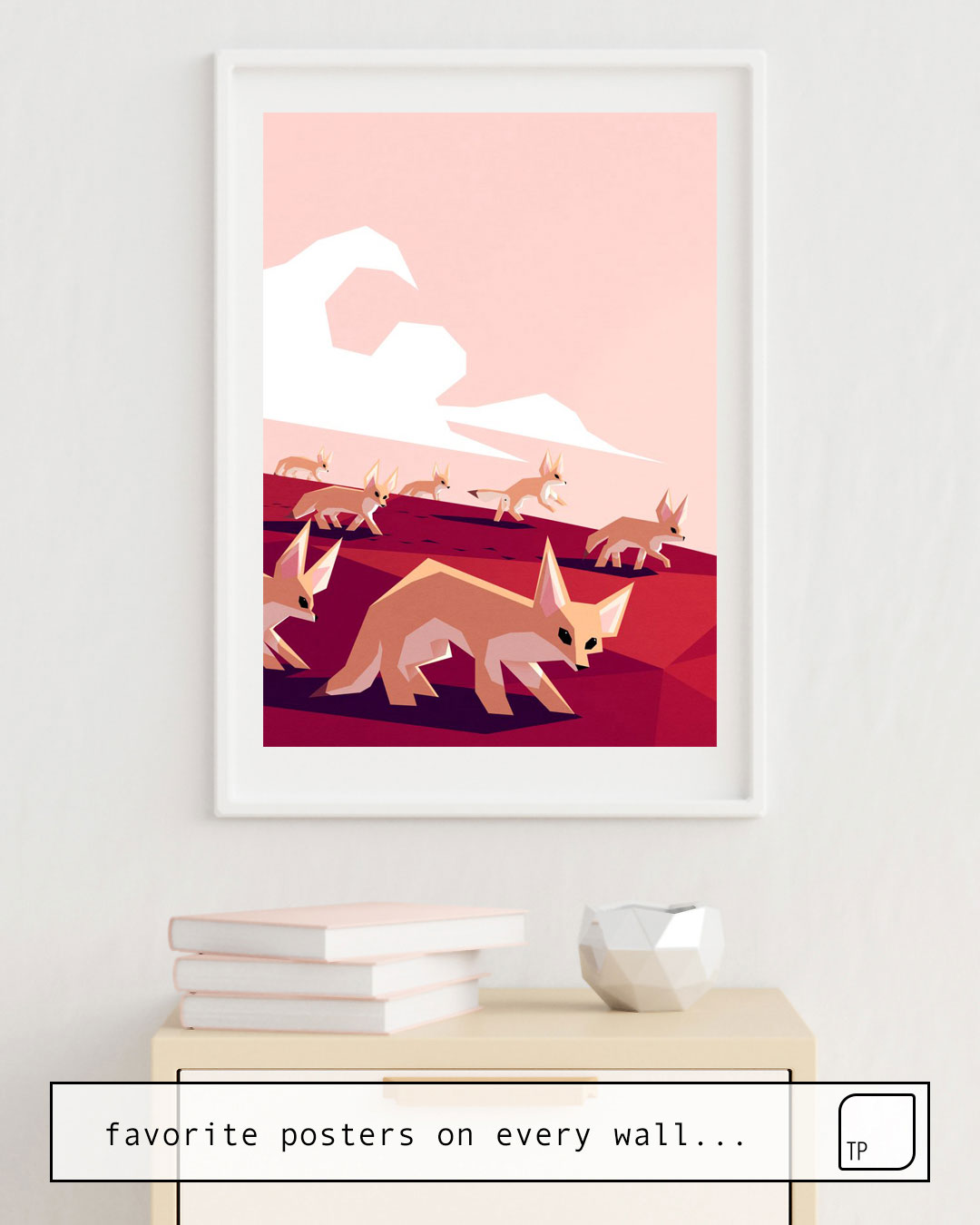 Poster | DESERT FOXES ON THE PROWL by Yetiland