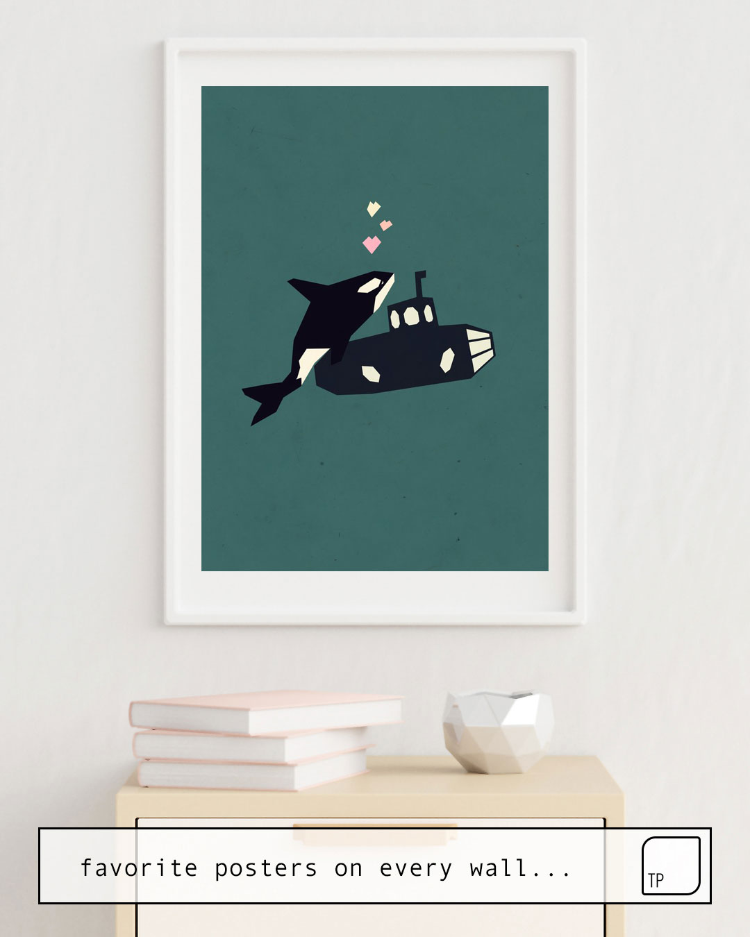 Poster | K IS FOR KILLER WHALE von Yetiland