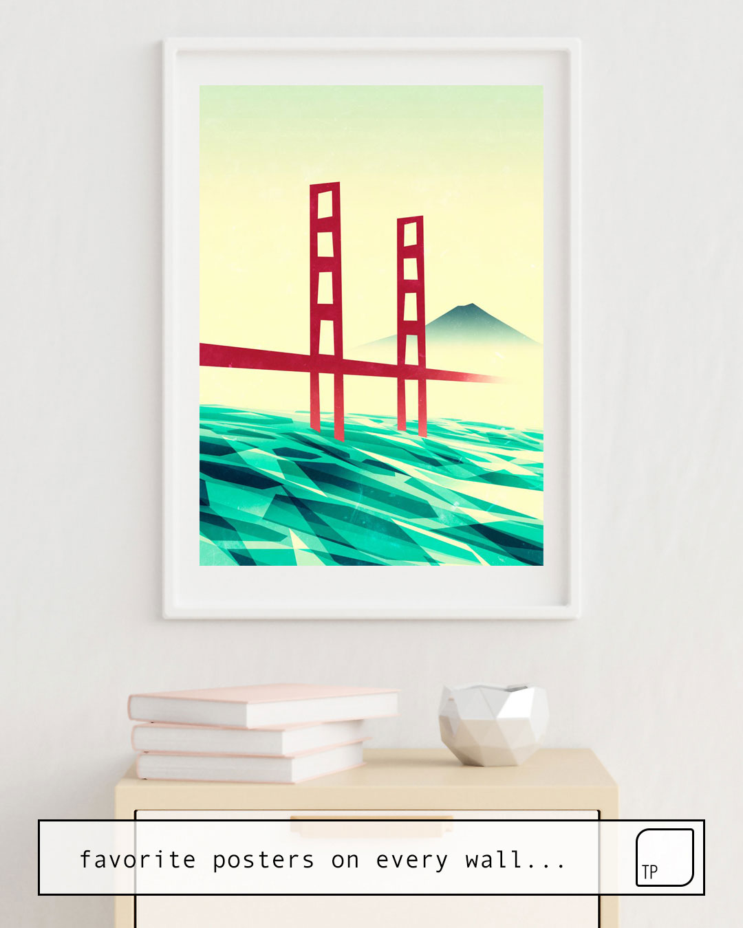 Poster | MISTY DAY AT THE GOLDEN GATE by Yetiland
