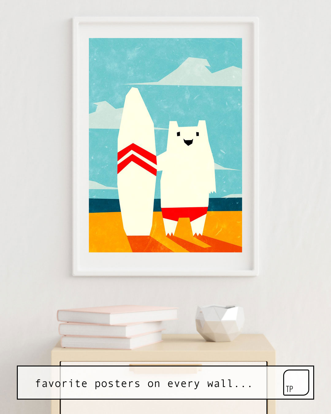 Poster | SURF! by Yetiland