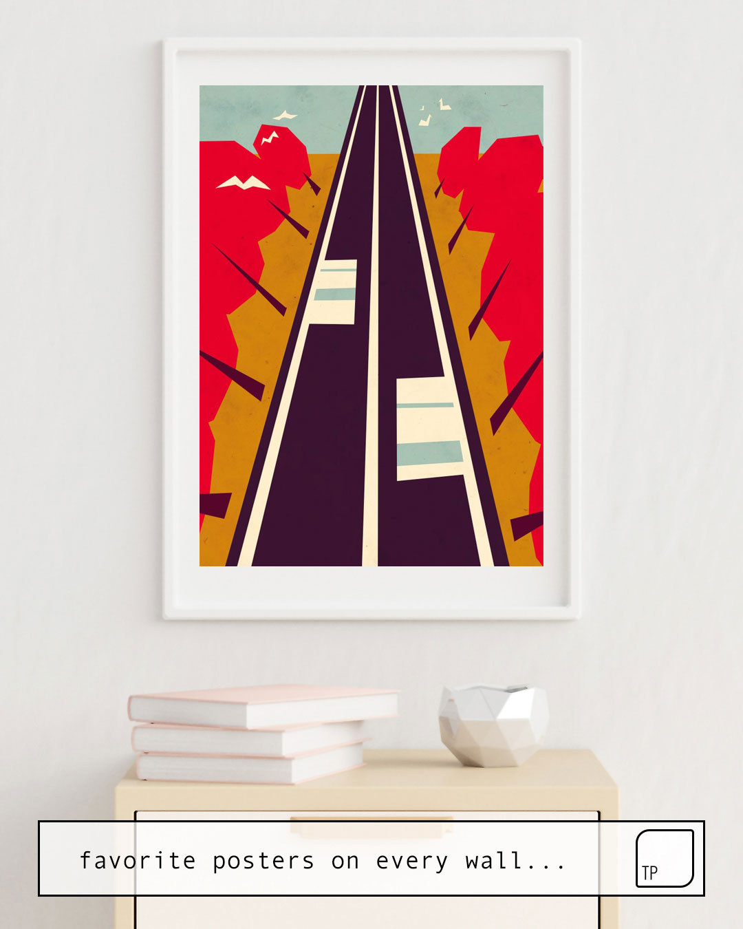 Poster | THE ROAD by Yetiland