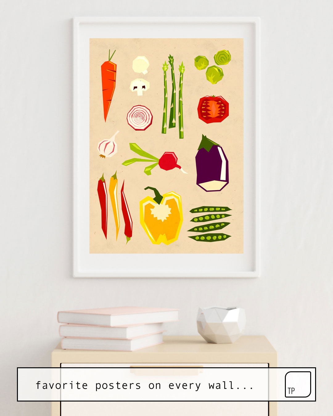 Poster | VEGETABLES by Yetiland